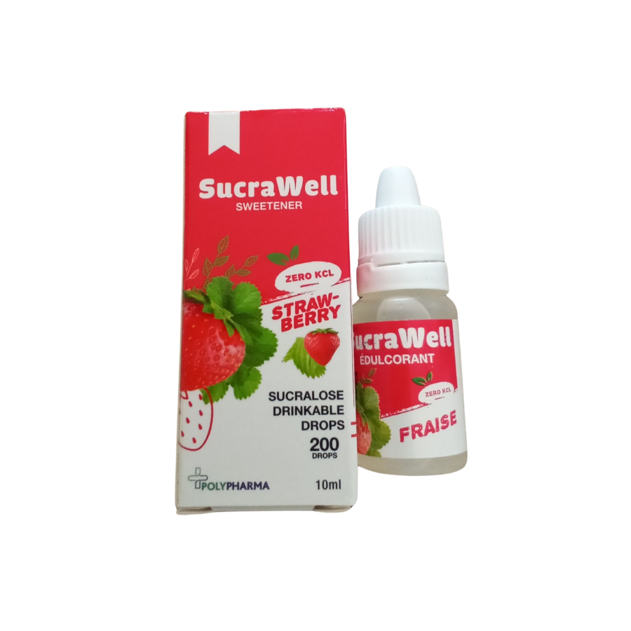 Edulcorant - Sucrawell - fraise - 10ml