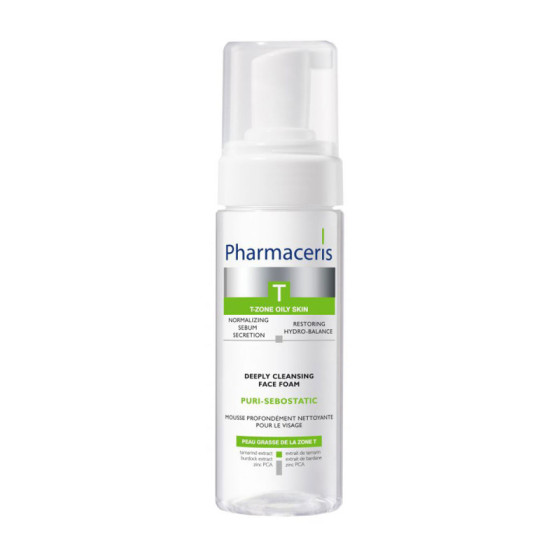 Mousse nettoyante peau grasse - Pharmaceris T Puri-Sebostatic - 150ml