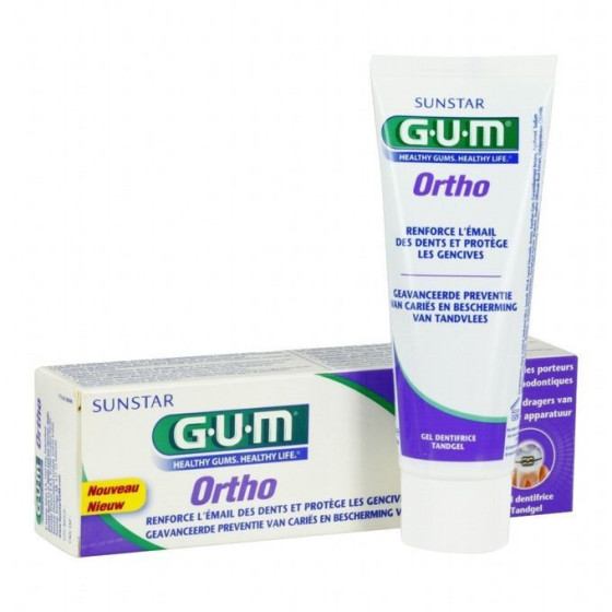 Dentifrice GUM Ortho Gel 75 ml