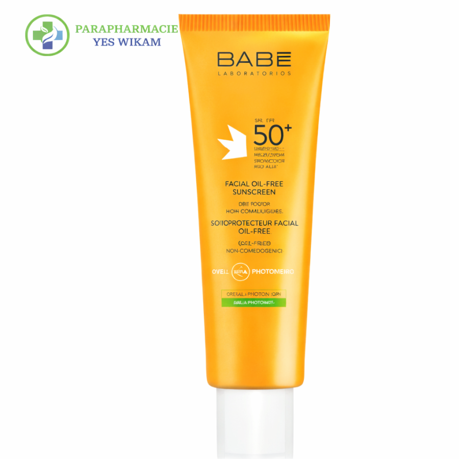 Crème solaire - peaux mixtes à grasses - Babé Oil free - 50ml