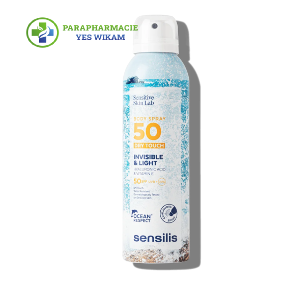 SENSILIS SUN SECRET BODY SPRAY TOUCHER SEC SPF50+ 200ML