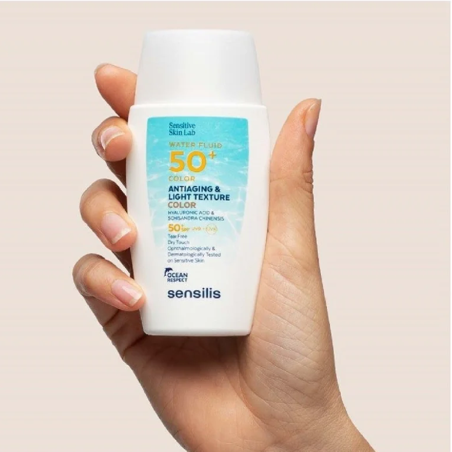 SENSILIS SENSITIVE SKIN  WATER FLUID COLOR SPF50+ 40ML