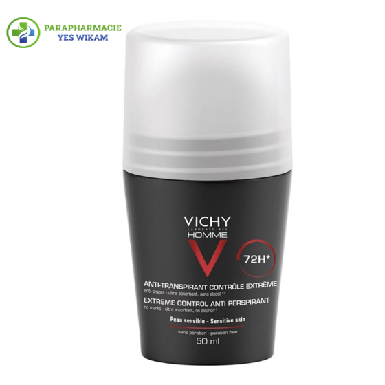 VICHY  DEO HOMME ANTI TRANSPIRANT PEAU SENSIBLE 50 ML