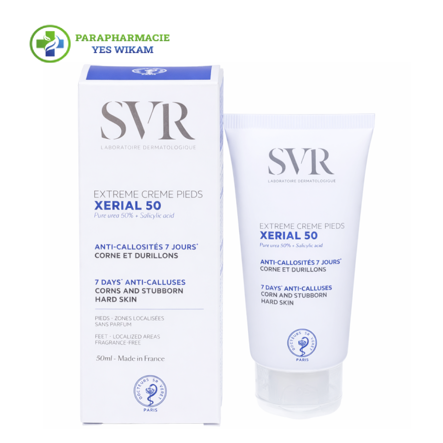SVR Xérial 50 Extrême Crème Pieds Anti-Callosités 50ml