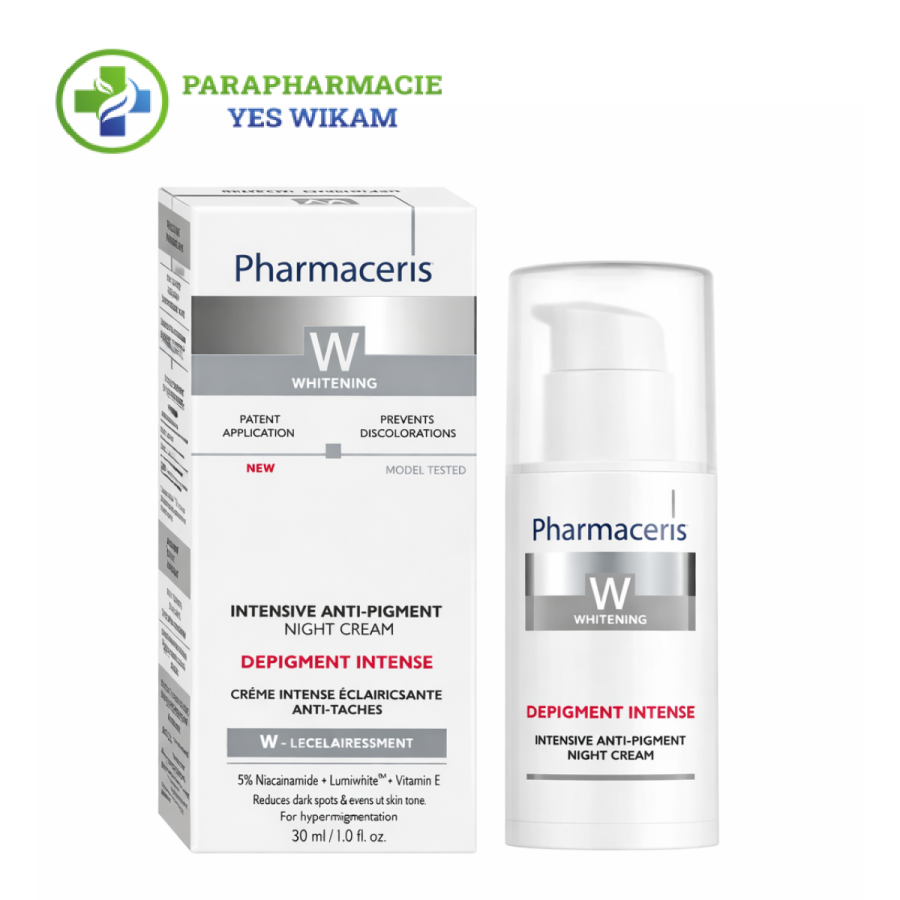 Pharmaceris W Depigment Intense Crème de Nuit Anti-Taches 50ml