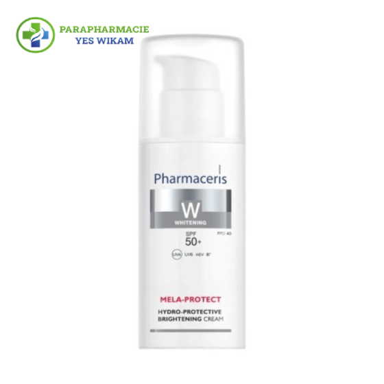 Pharmaceris W - Mela-Protect crème hydratante et protectrice éclaircissante décolorations SPF 50+, 50 ml
