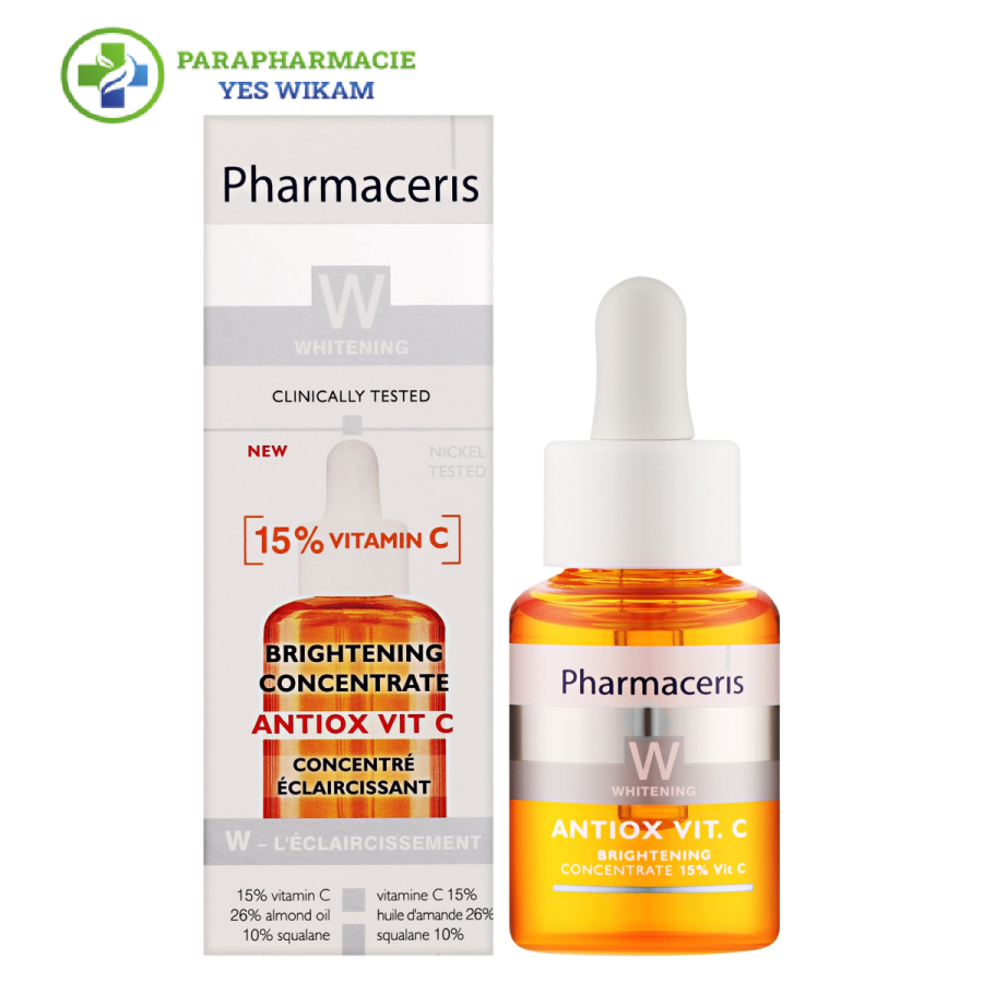 W Antiox Vit C 15% Brightening Concentrate 30 Ml Fra Pharmaceris