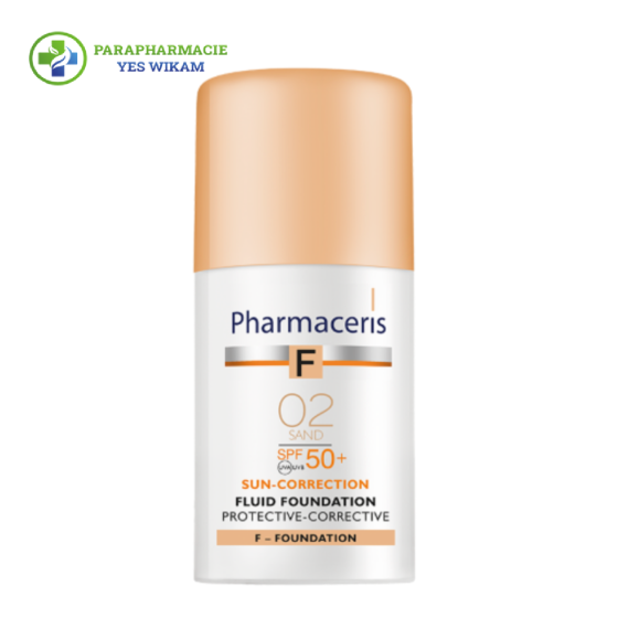 Ecran solaire teinté - Pharmaceris Foundation - SPF50 - Sand 02 - 30ml