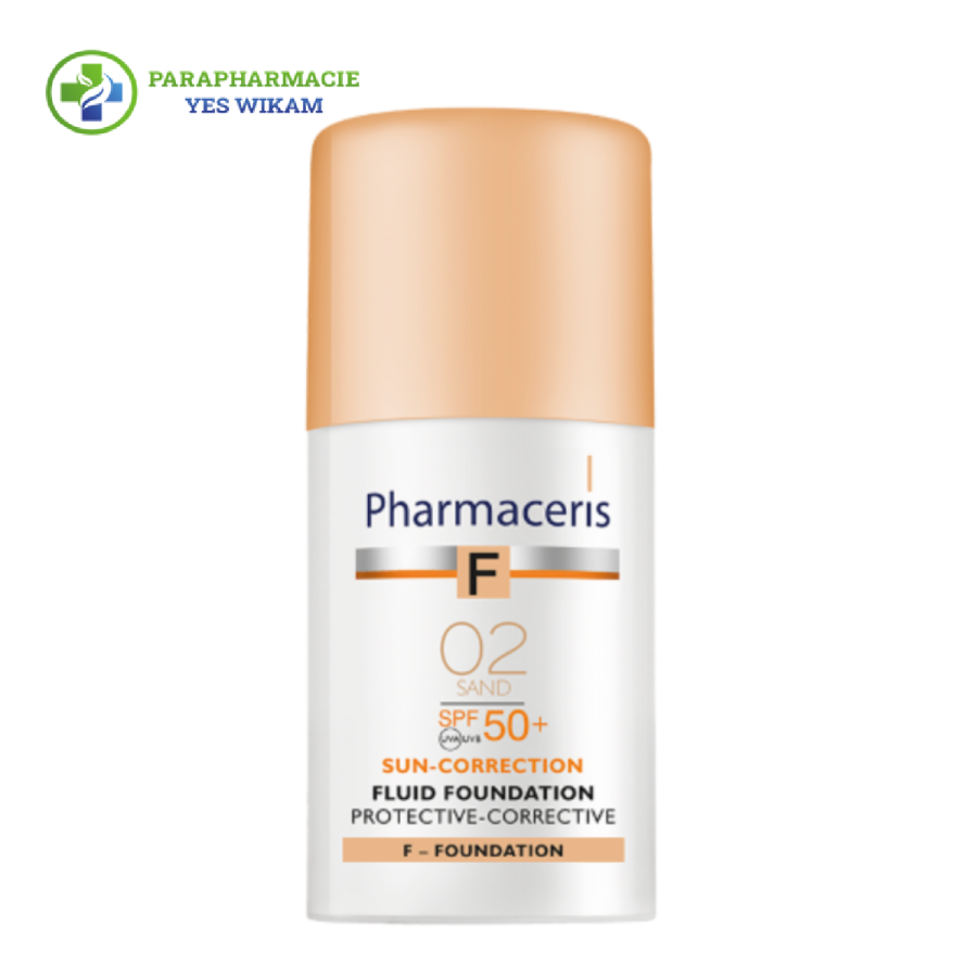 Ecran solaire teinté - Pharmaceris Foundation - SPF50 - Sand 02 - 30ml