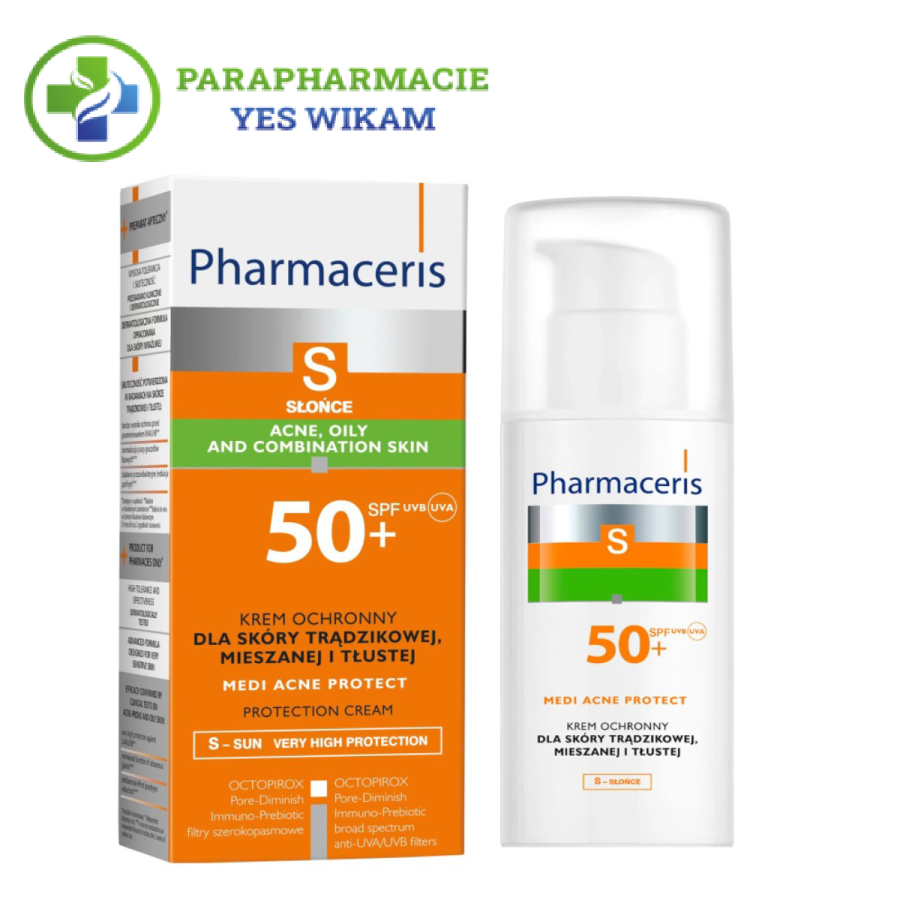 Crème Protectrice Pharmaceris S Medi Acne Protect SPF50+