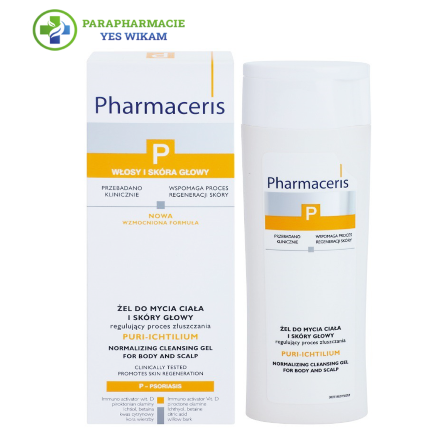 Pharmaceris PURI-ICHTILIUM GEL DOUCHE SHAMPOING PHARMACERIS PURI-ICHTILIUM GEL DOUCHE SHAMPOING 250ML