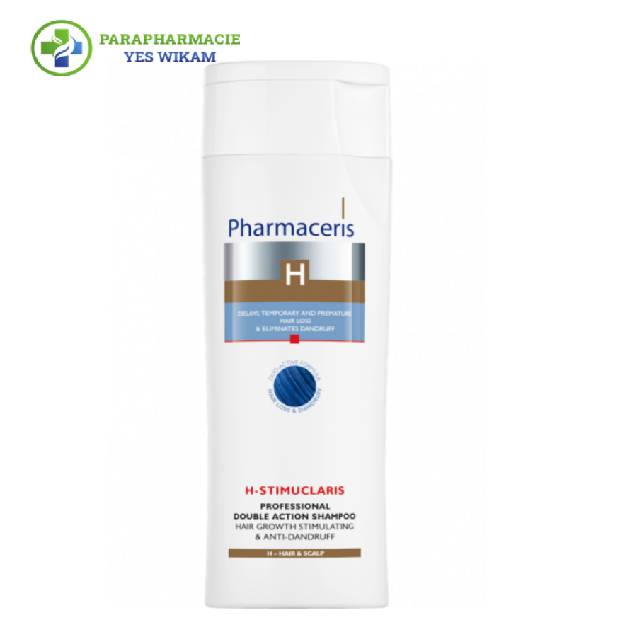 H Stimuclaris shampoing anti chute anti pelliculaire et repousse 250 ml