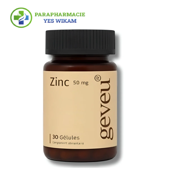 GEVEU - ZINC 50MG 30 GELULES
