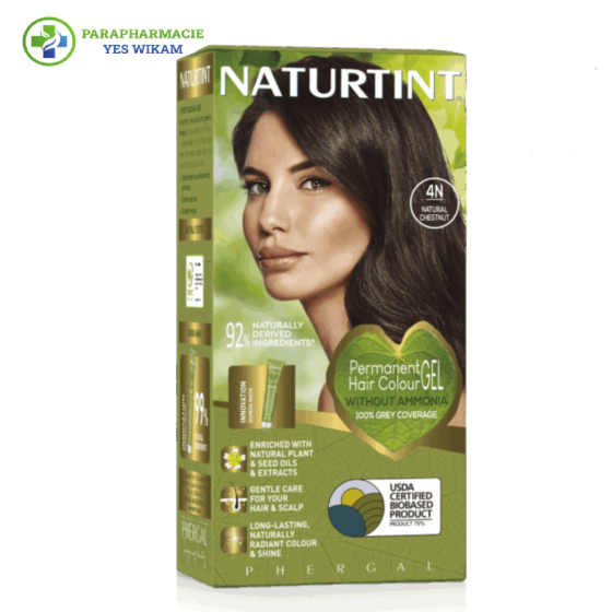 NATURTINT COLORATION PERMANANTE 4N CHATAIN NATUREL 170 ML