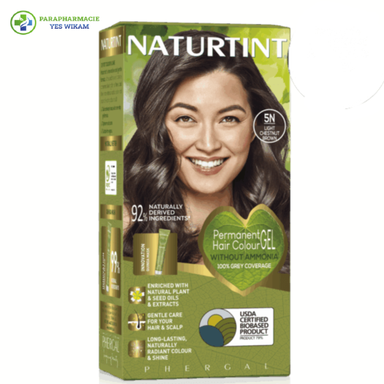 NATURTINT COLORATION PERMANANTE 5N CHATAIN CLAIR 170 ML