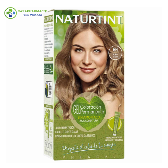 Naturtint Colorant Permanent en Gel 8N Blond Blé 170ml