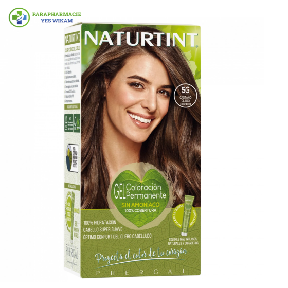 NATURTINT COLORATION PERMANANTE 5G CHATAIN CLAIR DORE 170 ML