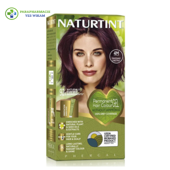NATURTINT COLORATION PERMANENTE 4M CHATAIN ACAJOU