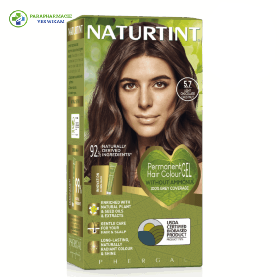 Naturtint Colorant Permanent en Gel 5.7 Châtain Clair Chocolat 170ml