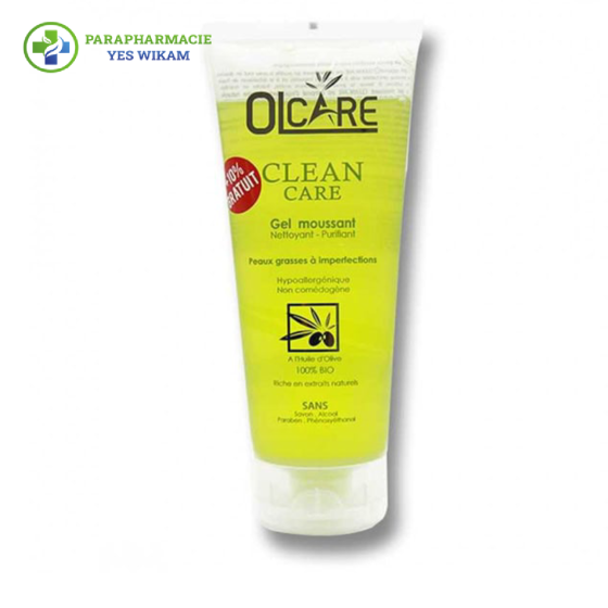 MILVA OLCARE clean care gel moussant peaux grasses 200 ml