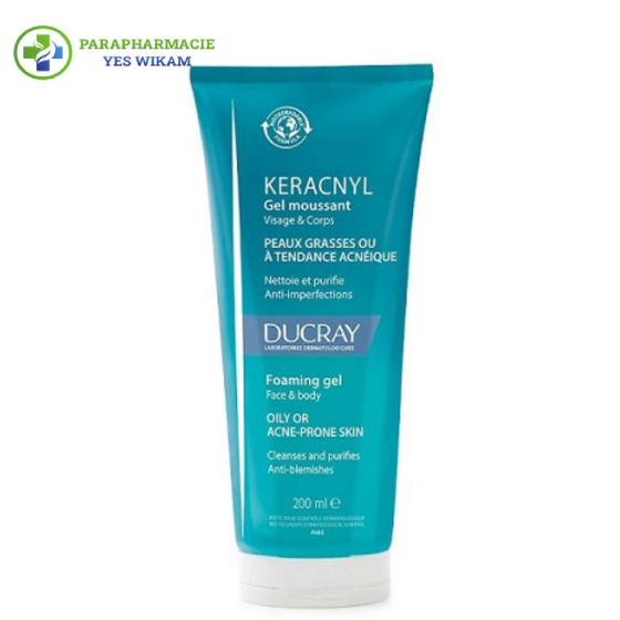 DUCRAY KERACNYL GEL MOUSSANT 200ML