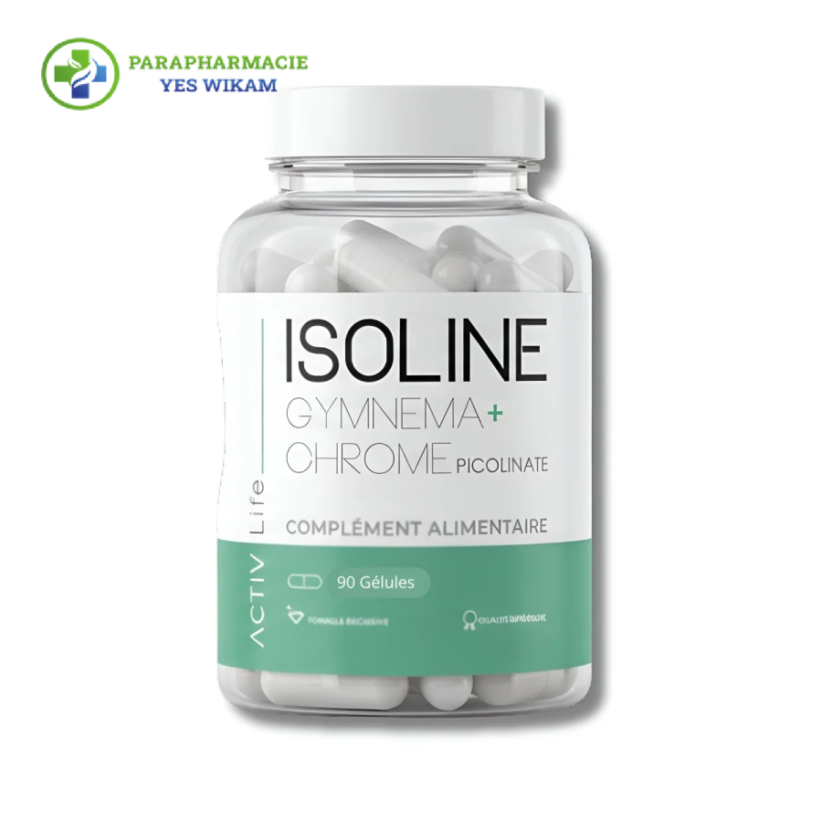 ACTIV LIFE - ISOLINE GYMNEMA + CHROME PICOLINATE 90 GELULES