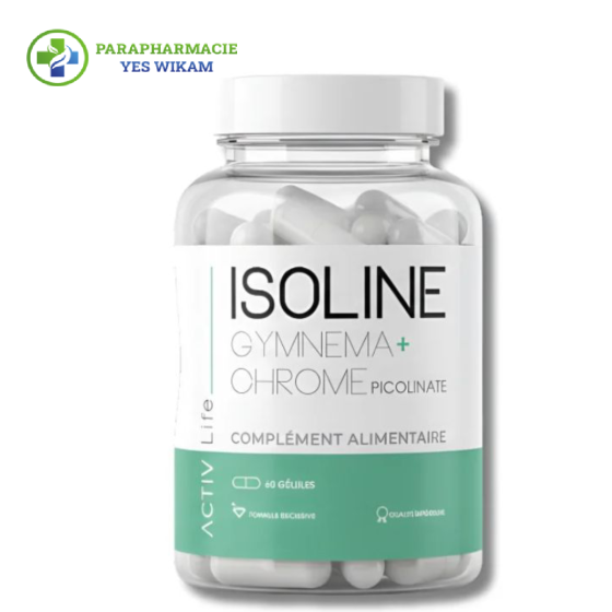 ACTIV LIFE - ISOLINE GYMNEMA + CHROME PICOLINATE 60 GELULES
