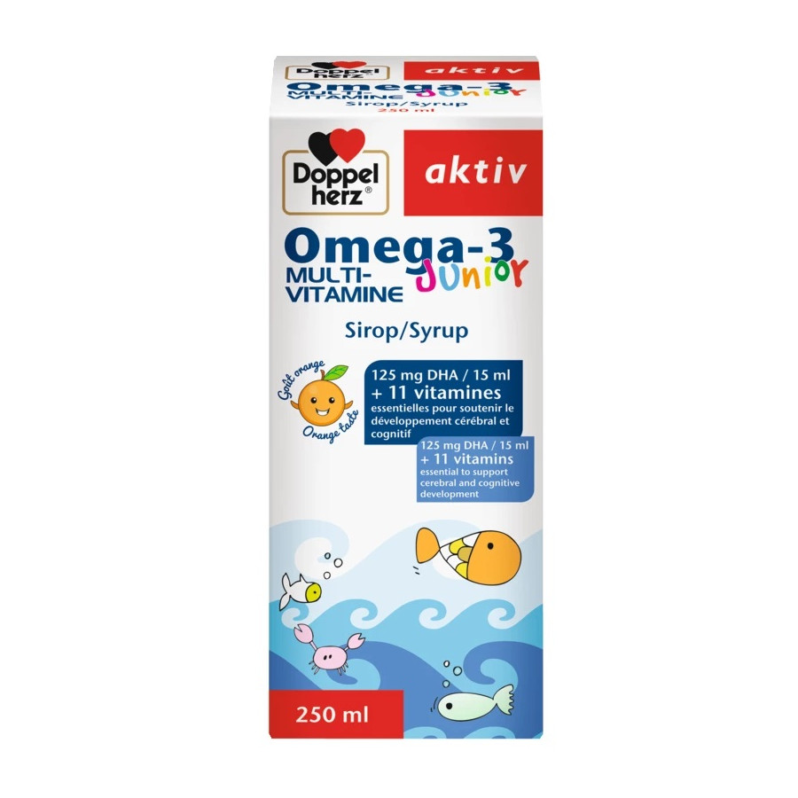 Doppel Herz Aktiv Omega3 Sirop Junior 250ML Para YesWiKam Doppel