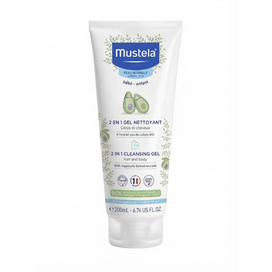 MUSTELA – Shampooing Crème Démêlant & Nourrissant 200 ml