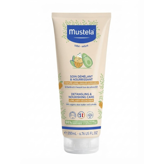 MUSTELA – Soin Démêlant & Nourrissant Cheveux Bouclés 200 ml
