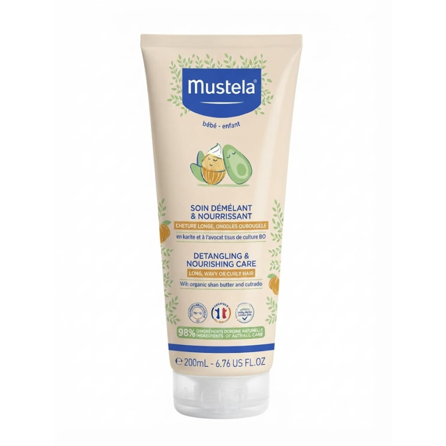 MUSTELA – Soin Démêlant & Nourrissant Cheveux Bouclés 200 ml