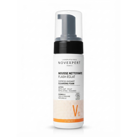 Novexpert Vitamine C Flash Éclat Mousse Nettoyante Bio / 150ml