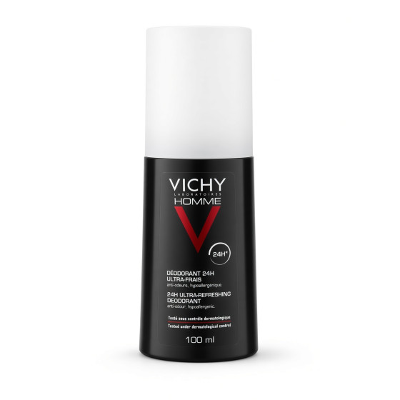 VICHY HOMME DÉODORANT ULTRA-FRAIS 24H VAPORISATEUR 100 ML
