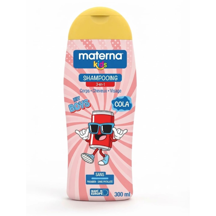 MATERNA KIDS Shampooing 3 en 1 Cola 300 ml