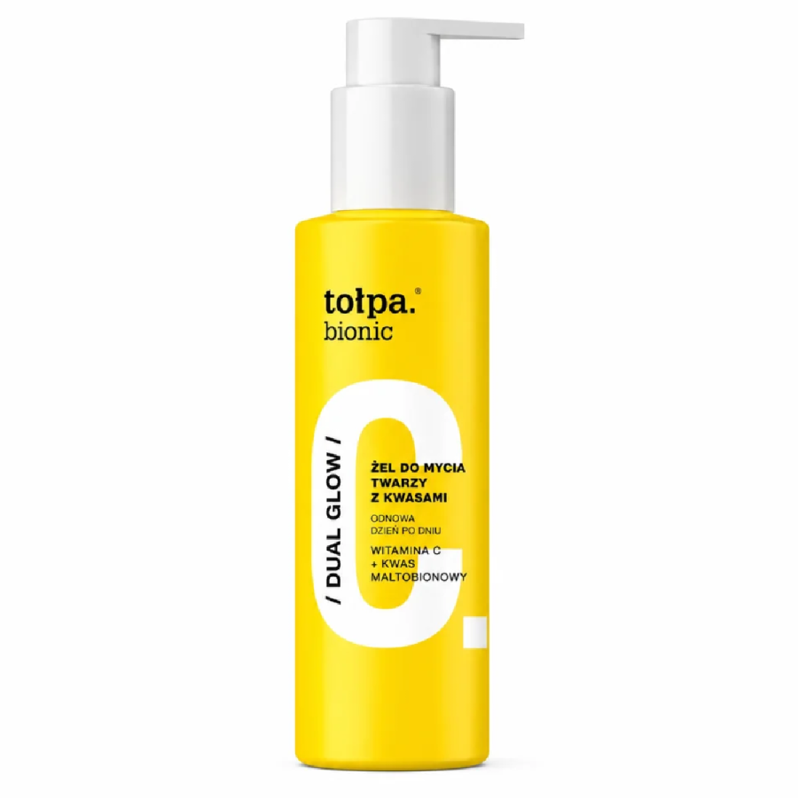TOLPA BIONIC DUAL – Glow Gel Nettoyant Visage aux Acides 195 ml
