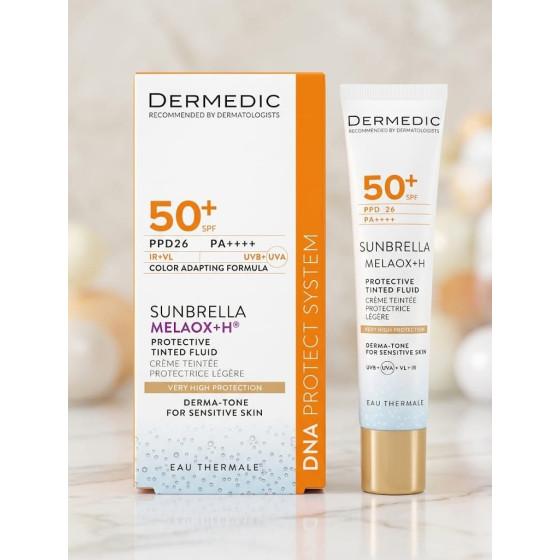 DERMEDIC SUNBRELLA MELAOX+H Crème Teintée Légère SPF 50+ 40 ml
