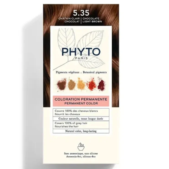 PHYTO PHYTOCOLOR – Coloration Châtain Clair Chocolat 5.35