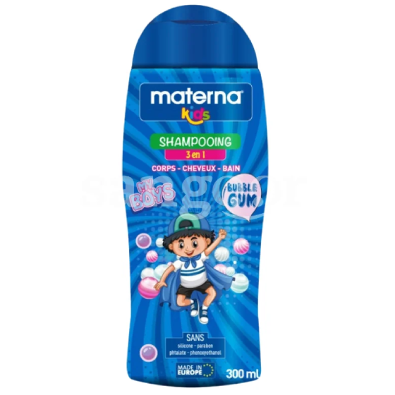 MATERNA KIDS – Shampooing 3 en 1 Bubble Gum 300 ml